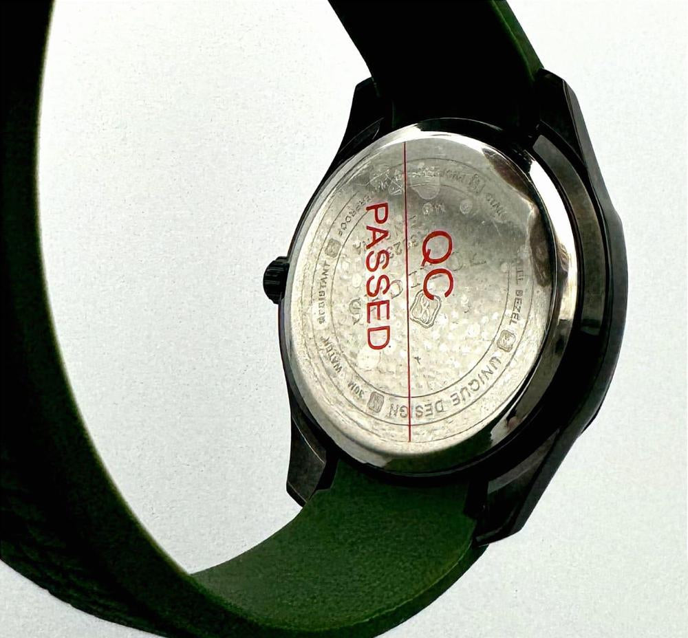 Forichs Men's Stylish Green Analog Watch