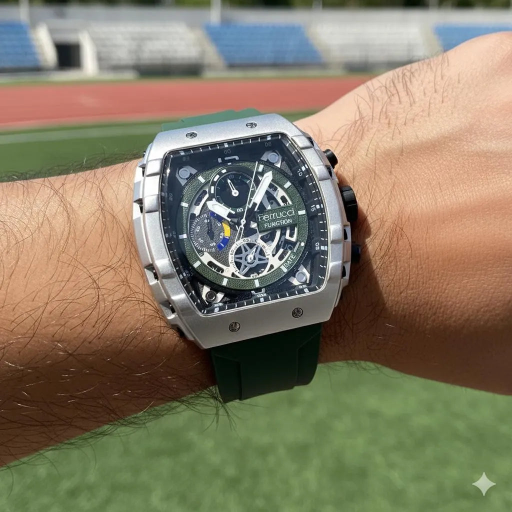 Ferrucci Function Men's Stylish Skeleton Watch