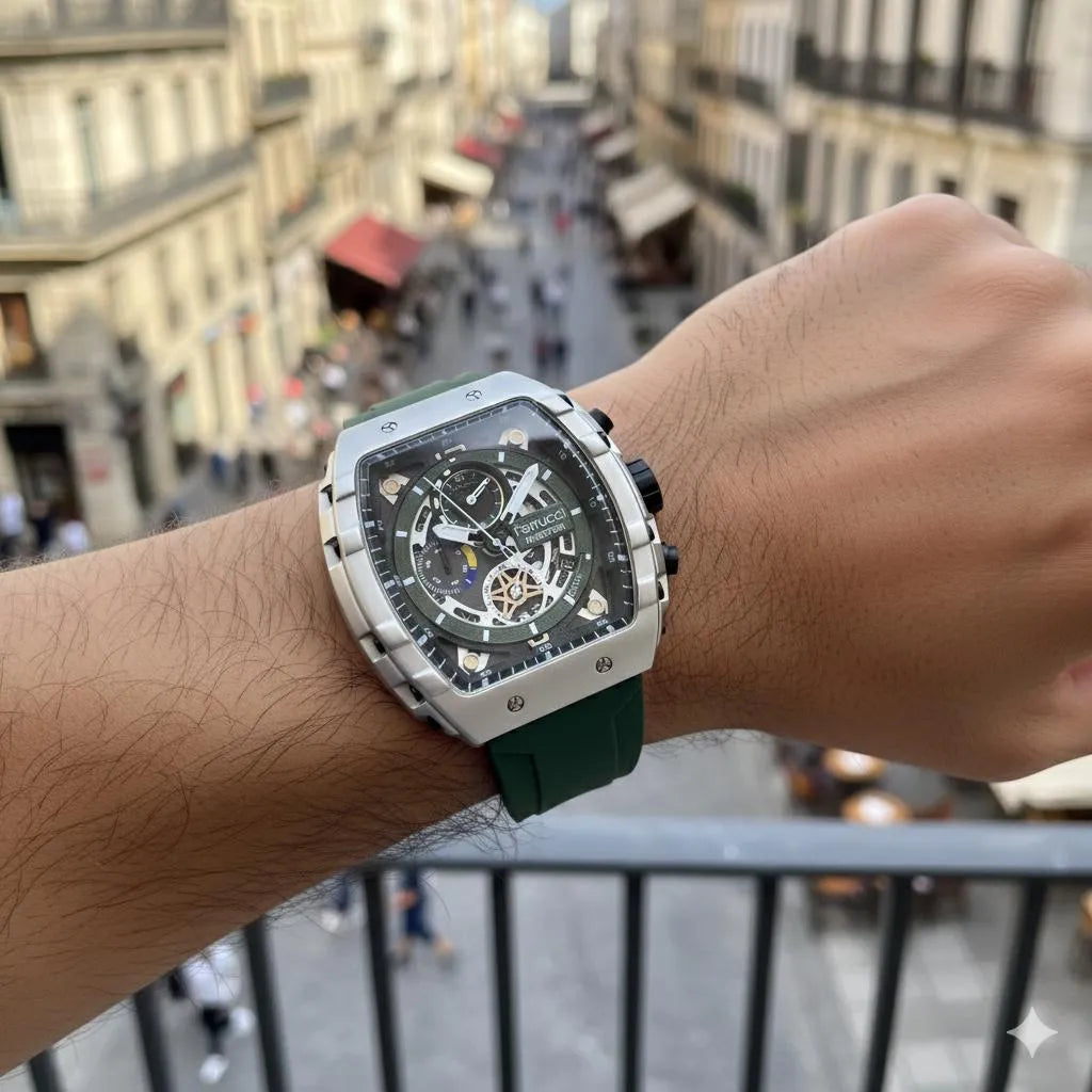 Ferrucci Function Men's Stylish Skeleton Watch